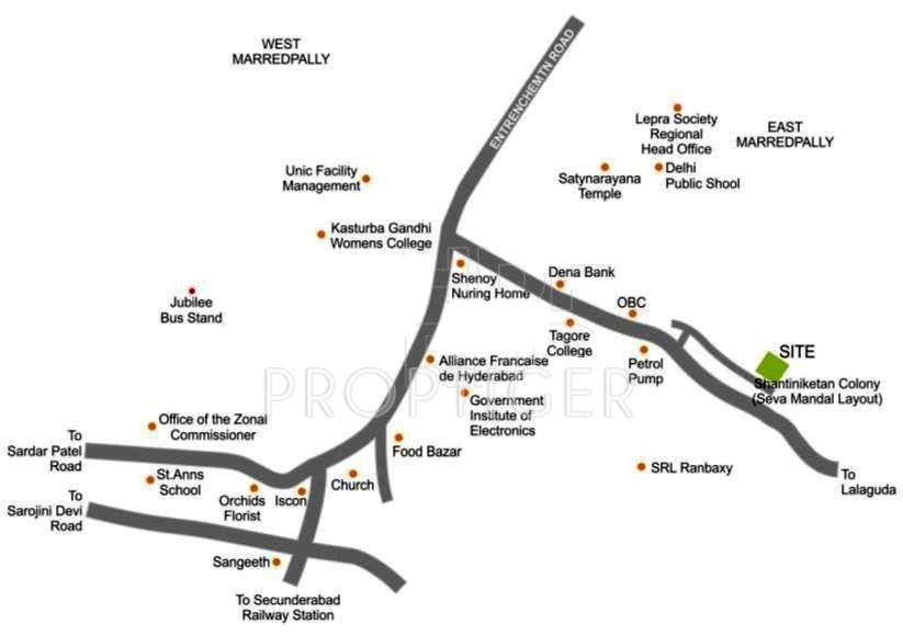 hillside Images for Location Plan of Landmark Hillside