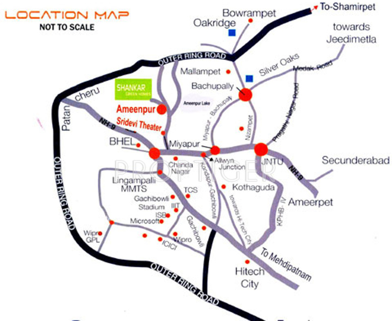 Images for Location Plan of PVNR Shankar Green Homes