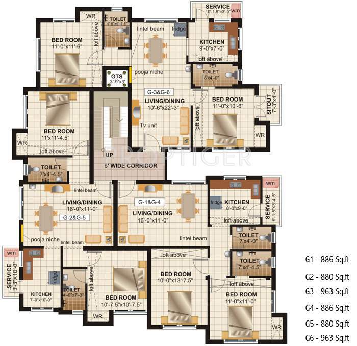 Images for Cluster Plan of Engineers Richmond Court