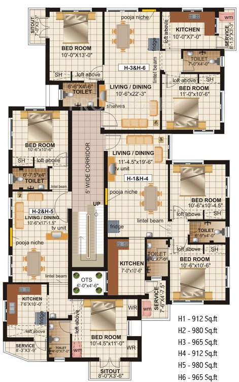 Images for Cluster Plan of Engineers Richmond Court