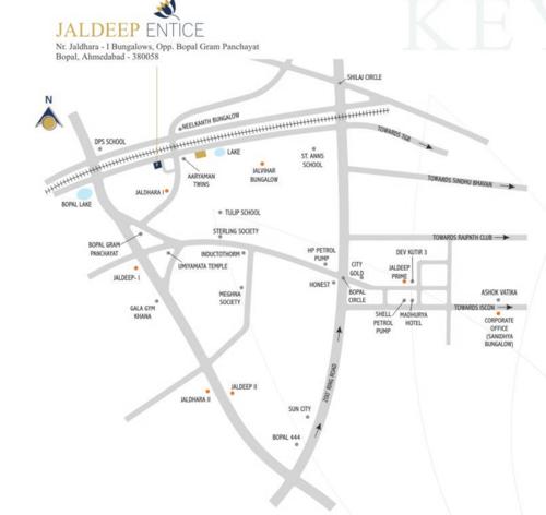  jaldeep-entice Images for Location Plan of Shree Radha Jaldeep Entice