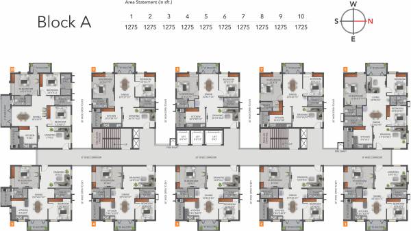 Images for Cluster Plan of GreenMark Galaxy Apartments