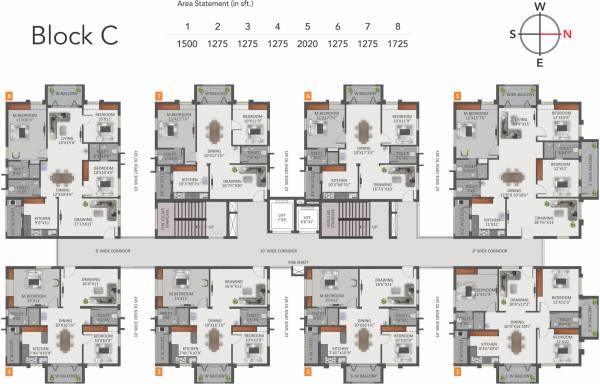 Images for Cluster Plan of GreenMark Galaxy Apartments