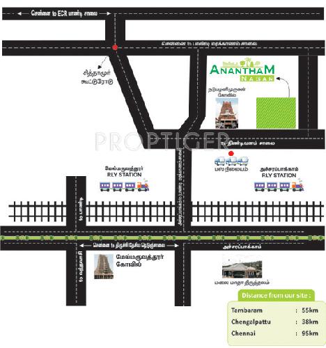 sma-real-estate-&-builders anantham-nagar Location Plan