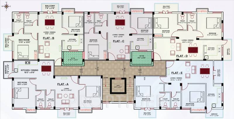 sbb-homes radha-enclave Radha Enclave Cluster Plan