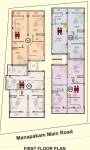 Block A,B Cluster Plan for 1st Floor sbb-homes thirumala-apartments Block A,B Cluster Plan for 1st Floor