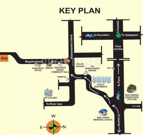 sbb-homes thirumala-apartments Location Plan