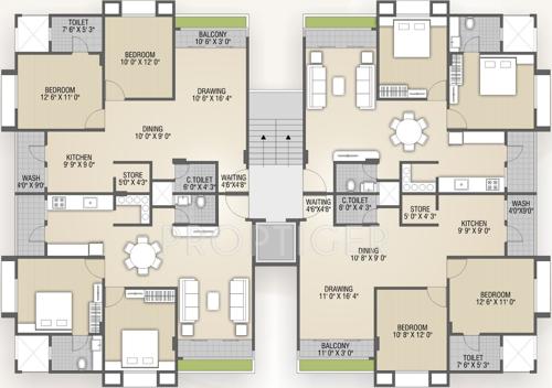  garden-residency-iii Images for Cluster Plan of Shaligram Garden Residency III