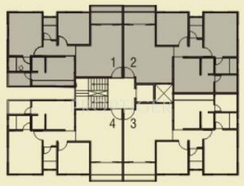 garden residency i Images for Cluster Plan of Shaligram Garden Residency I