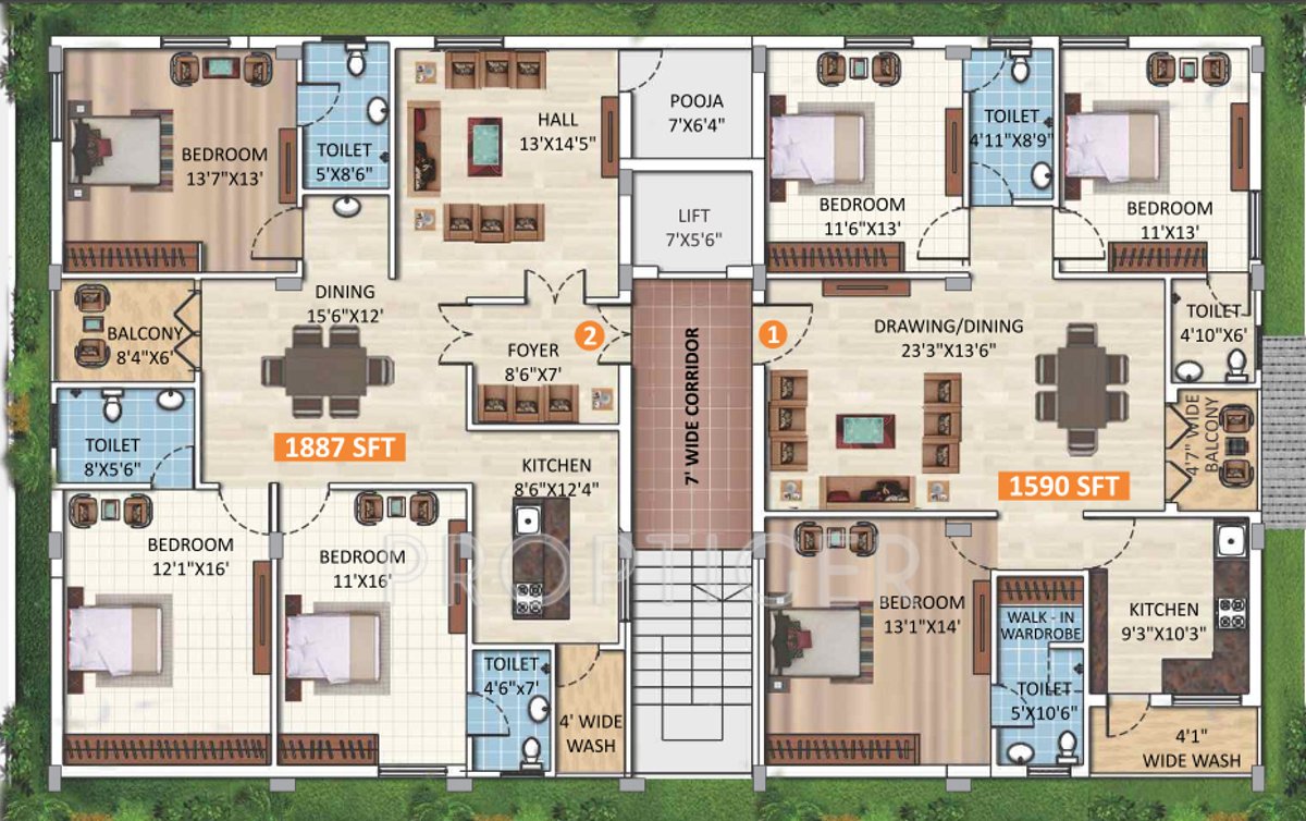  elite Images for Cluster Plan of Krishna Elite