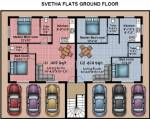 Sveta Flats Cluster Plan for ground Floor anu-builders sveta-flats Sveta Flats Cluster Plan for ground Floor