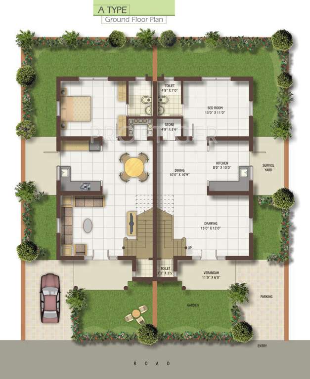 Images for Cluster Plan of Shaligram Garden Villa