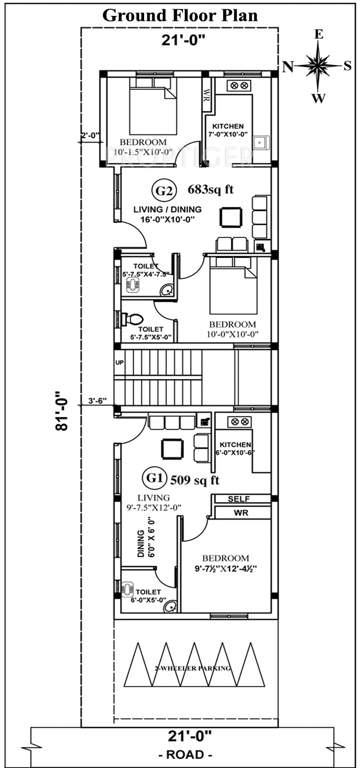 geejay homes sree arul flats Sree Arul Flats Cluster Plan for ground Floor