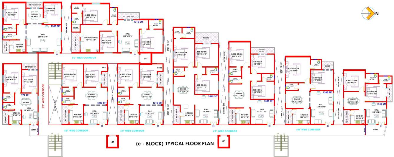  bliss meadows Images for Cluster Plan of NSK Bliss Meadows