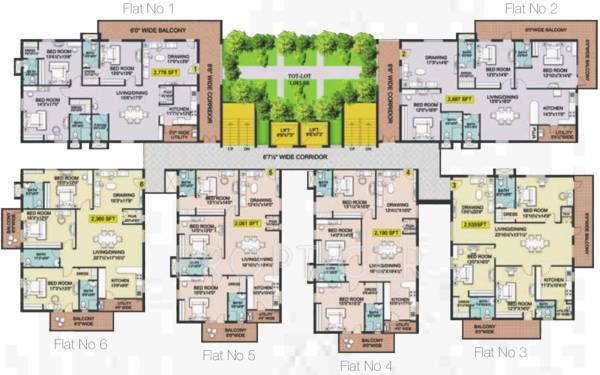Images for Cluster Plan of BSR Atria 10