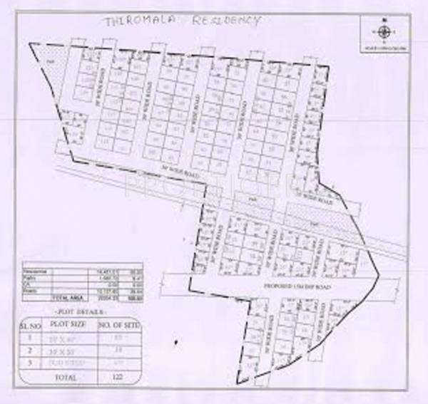 Images for Layout Plan of ASB Thirumala Residency Images for Layout Plan of ASB Thirumala Residency
