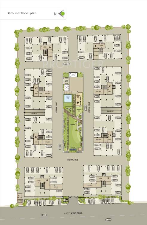  flora Images for Cluster Plan of Shaligram Flora