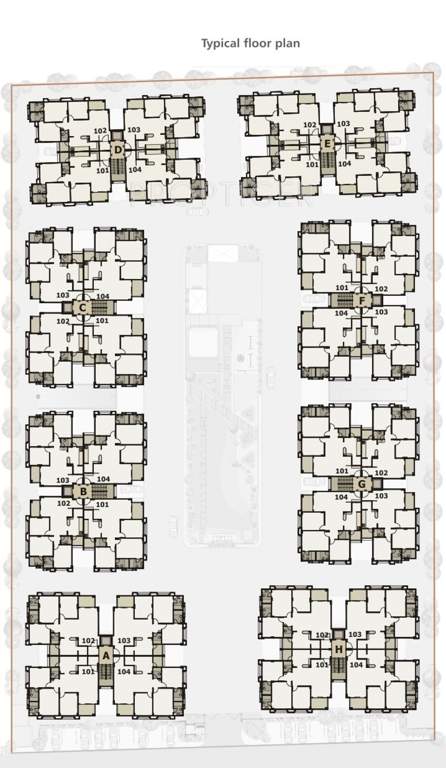  flora Images for Cluster Plan of Shaligram Flora