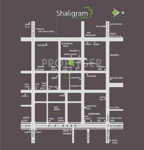 flora Images for Location Plan of Shaligram Flora