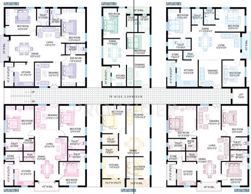 Images for Cluster Plan of Fortune Kumkum Heights
