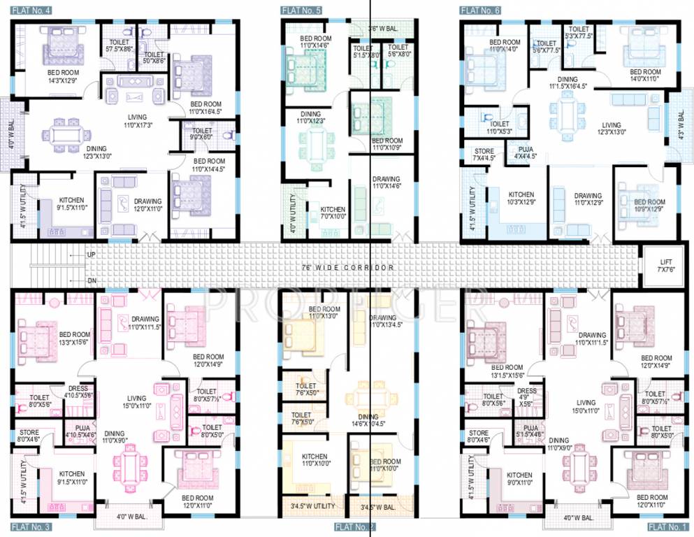 Images for Cluster Plan of Fortune Kumkum Heights