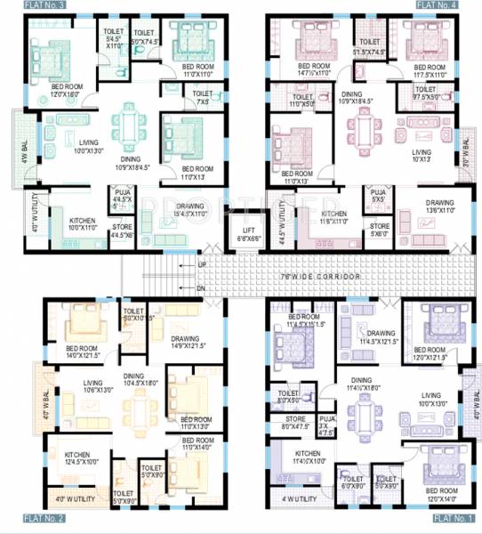 Images for Cluster Plan of Fortune Kumkum Heights
