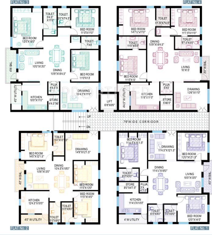 Images for Cluster Plan of Fortune Kumkum Heights