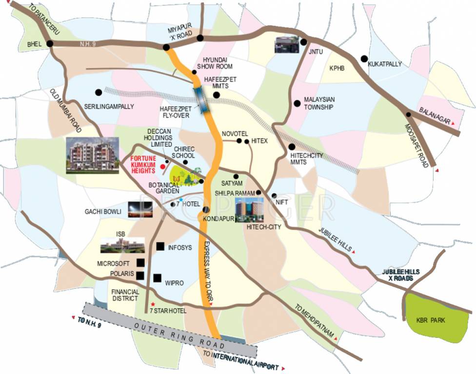 Images for Location Plan of Fortune Kumkum Heights