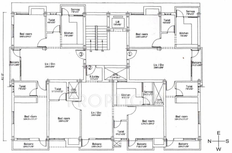 sri-raghavendra-builders guru-heritage Guru Heritage  Cluster Plan from ground to 1st Floor