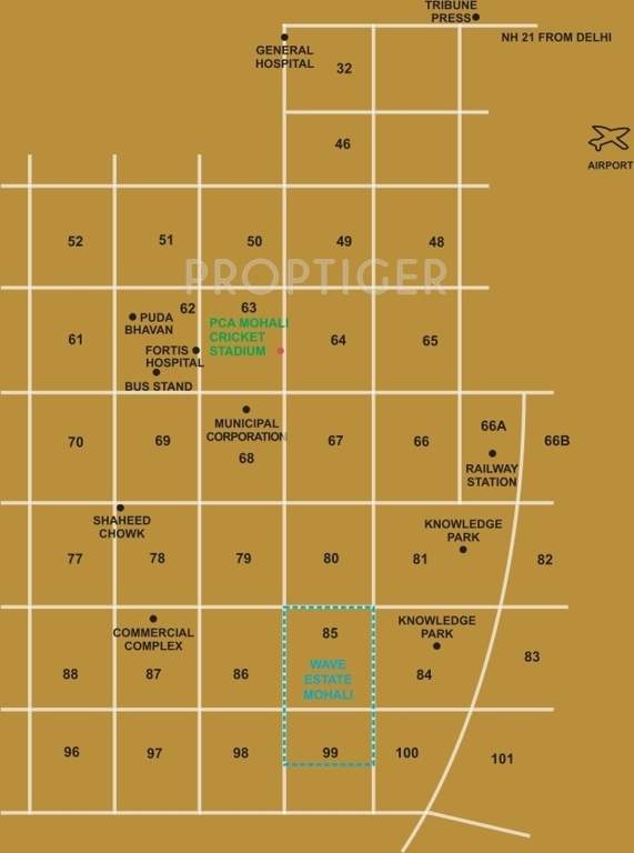 gardens Images for Location Plan of Wave Gardens