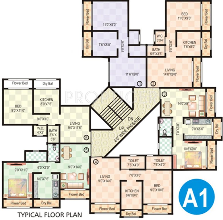 Images for Cluster Plan of Ajay Raj Complex
