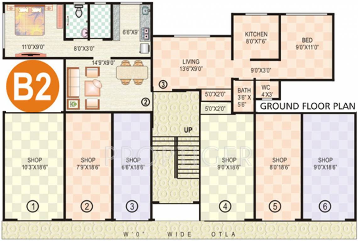 Images for Cluster Plan of Ajay Raj Complex