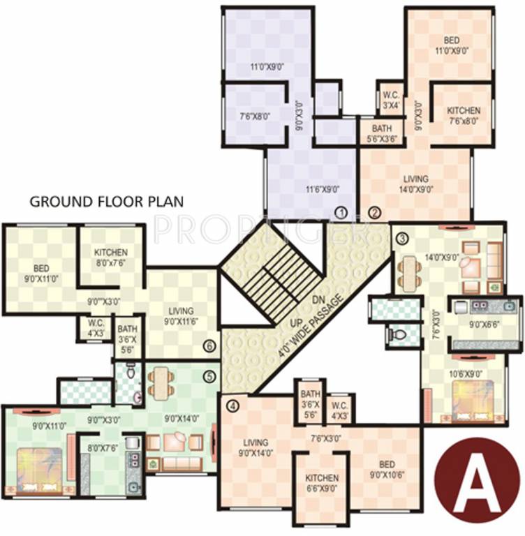 Images for Cluster Plan of Ajay Raj Complex