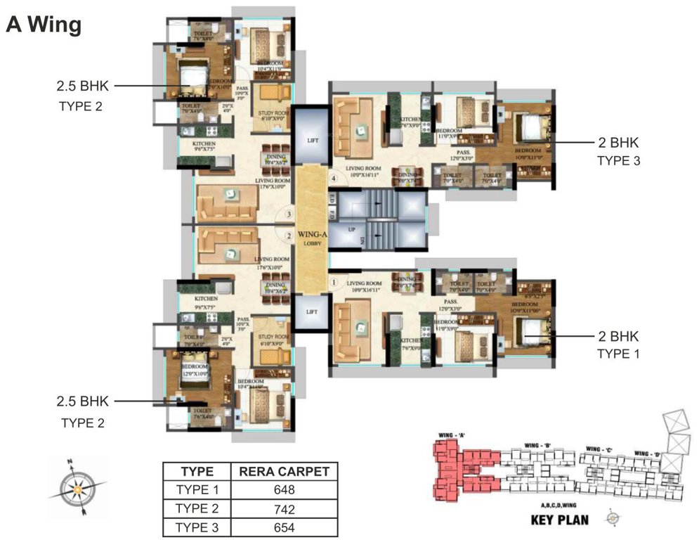 Images for Cluster Plan of Raj Arcades Kalpavruksh Heights