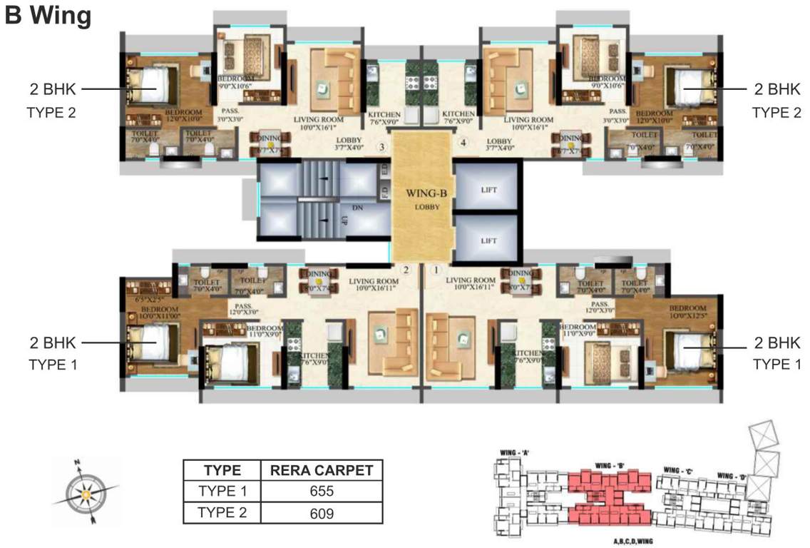 Images for Cluster Plan of Raj Arcades Kalpavruksh Heights