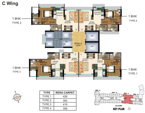 Images for Cluster Plan of Raj Arcades Kalpavruksh Heights
