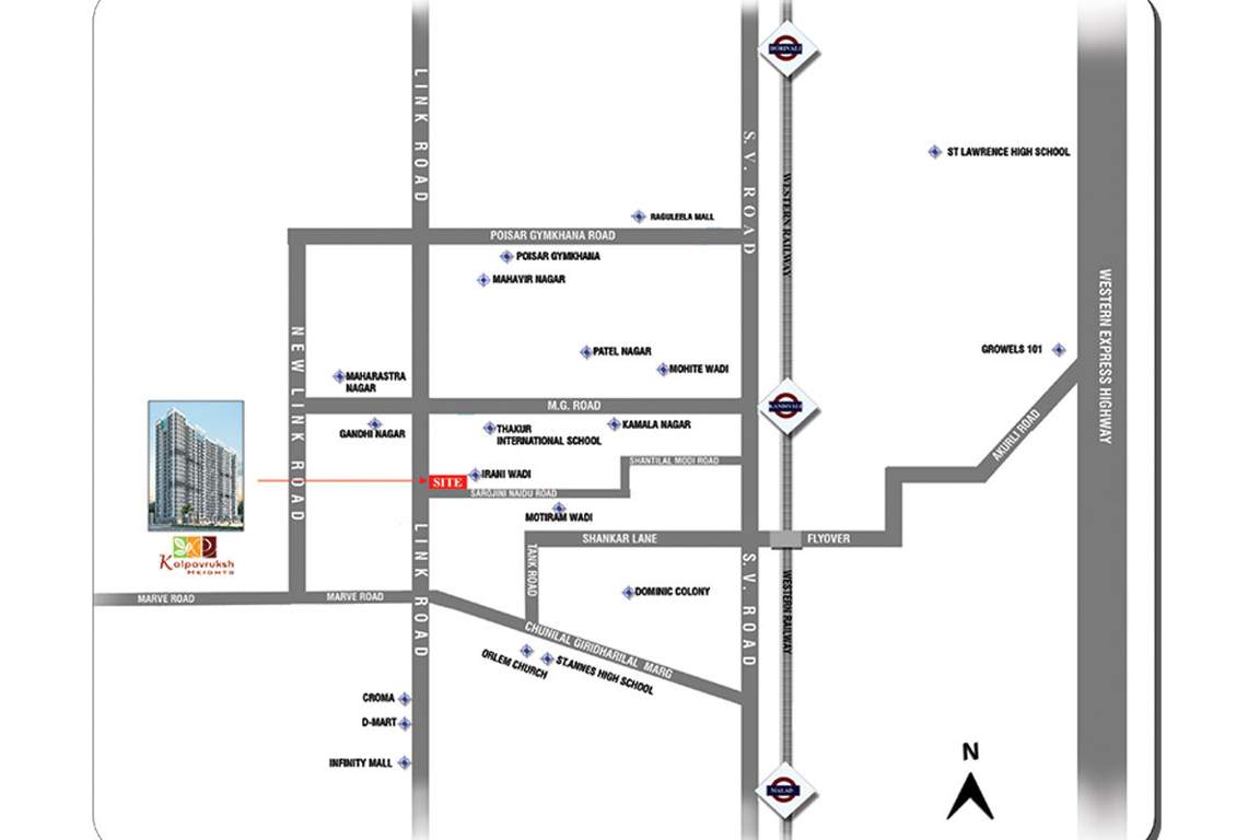 Images for Location Plan of Raj Arcades Kalpavruksh Heights