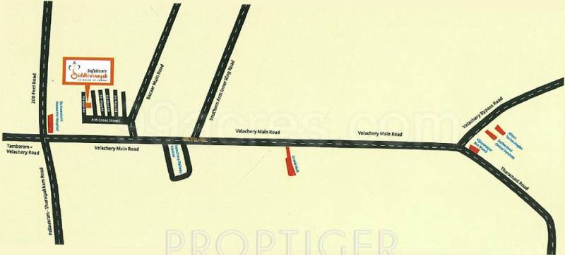 Images for Location Plan of Safehans Habbitat Siddhivinayak
