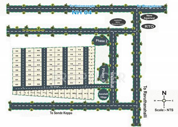 ak-maxx-properties model-village Layout Plan