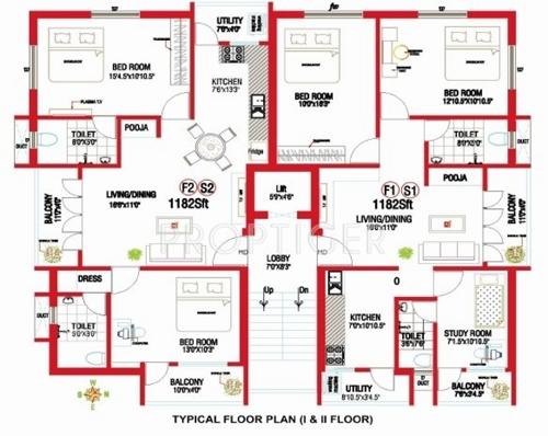 Images for Cluster Plan of Colorhomes Dream Flower