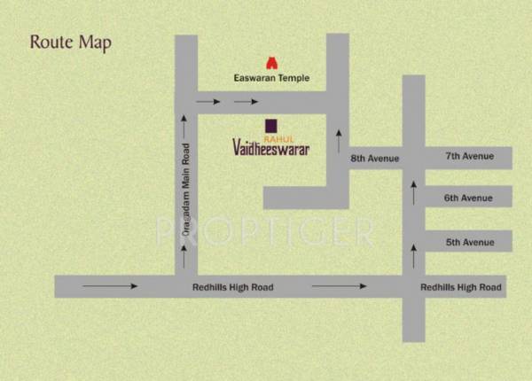 Images for Location Plan of Rahul Vaidheeswarar Images for Location Plan of Rahul Vaidheeswarar