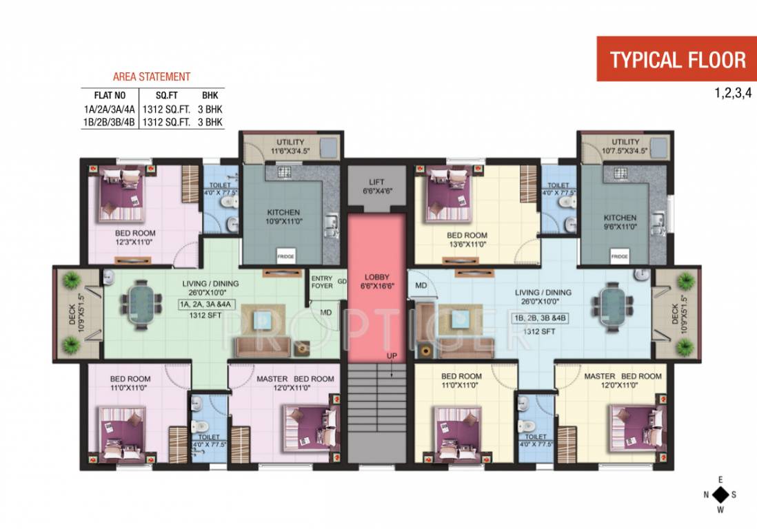 Images for Cluster Plan of Colorhomes Vista