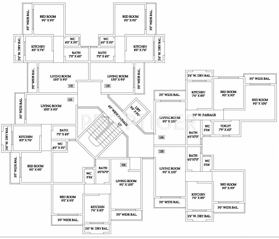 Images for Cluster Plan of Ajay Raj Excellency