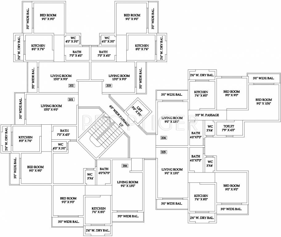 Images for Cluster Plan of Ajay Raj Excellency