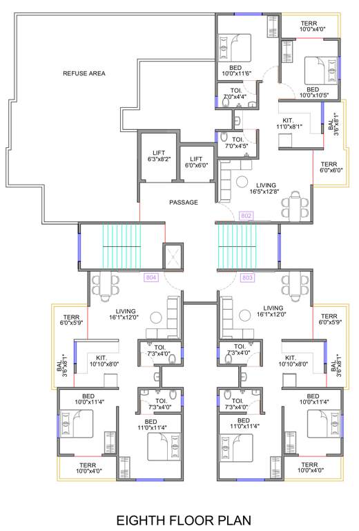  kesar kingdom Building B Cluster Plan