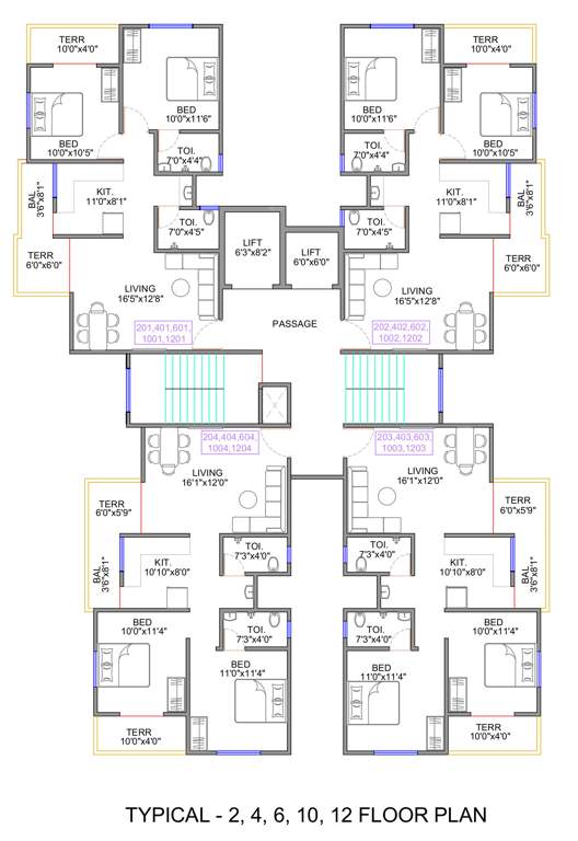  kesar kingdom Building B Cluster Plan