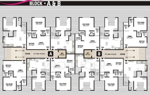 Images for Cluster Plan of Genesis Atri Residency