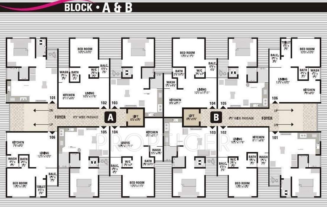 Images for Cluster Plan of Genesis Atri Residency