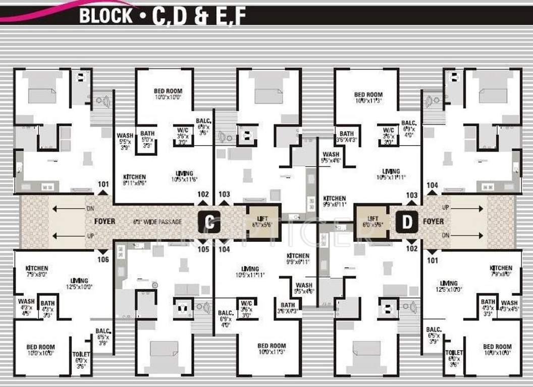 Images for Cluster Plan of Genesis Atri Residency