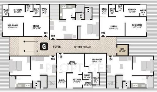 Images for Cluster Plan of Genesis Atri Residency